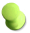 a green thumbtack